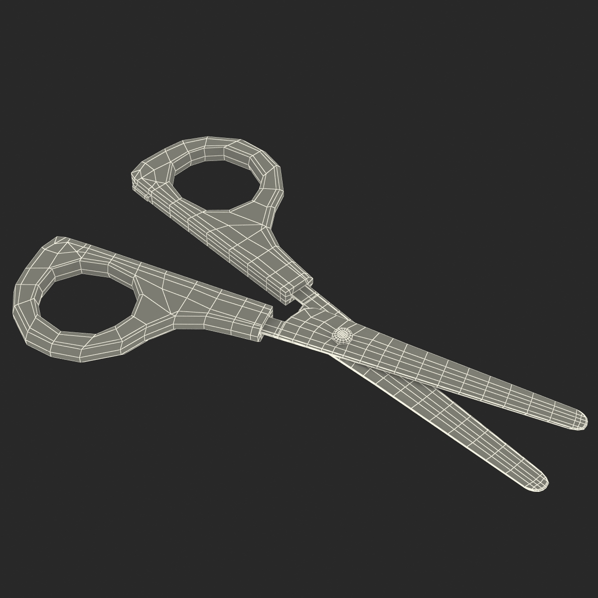 3D model Scissors 2 Blue