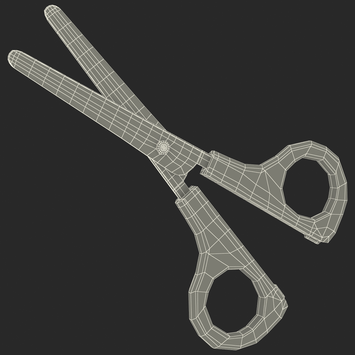 3D model Scissors 2 Blue