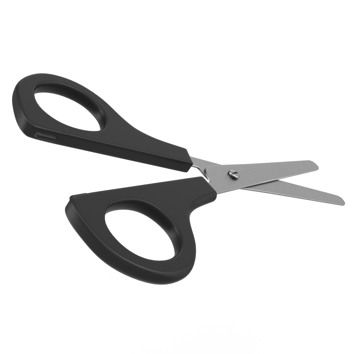 3D Scissors 2 Black