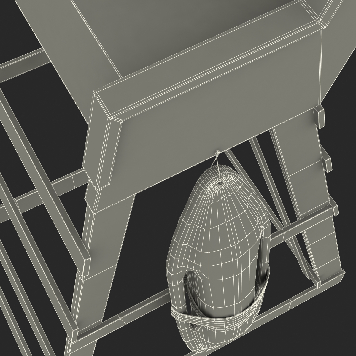 3D model Lifeguard Chair