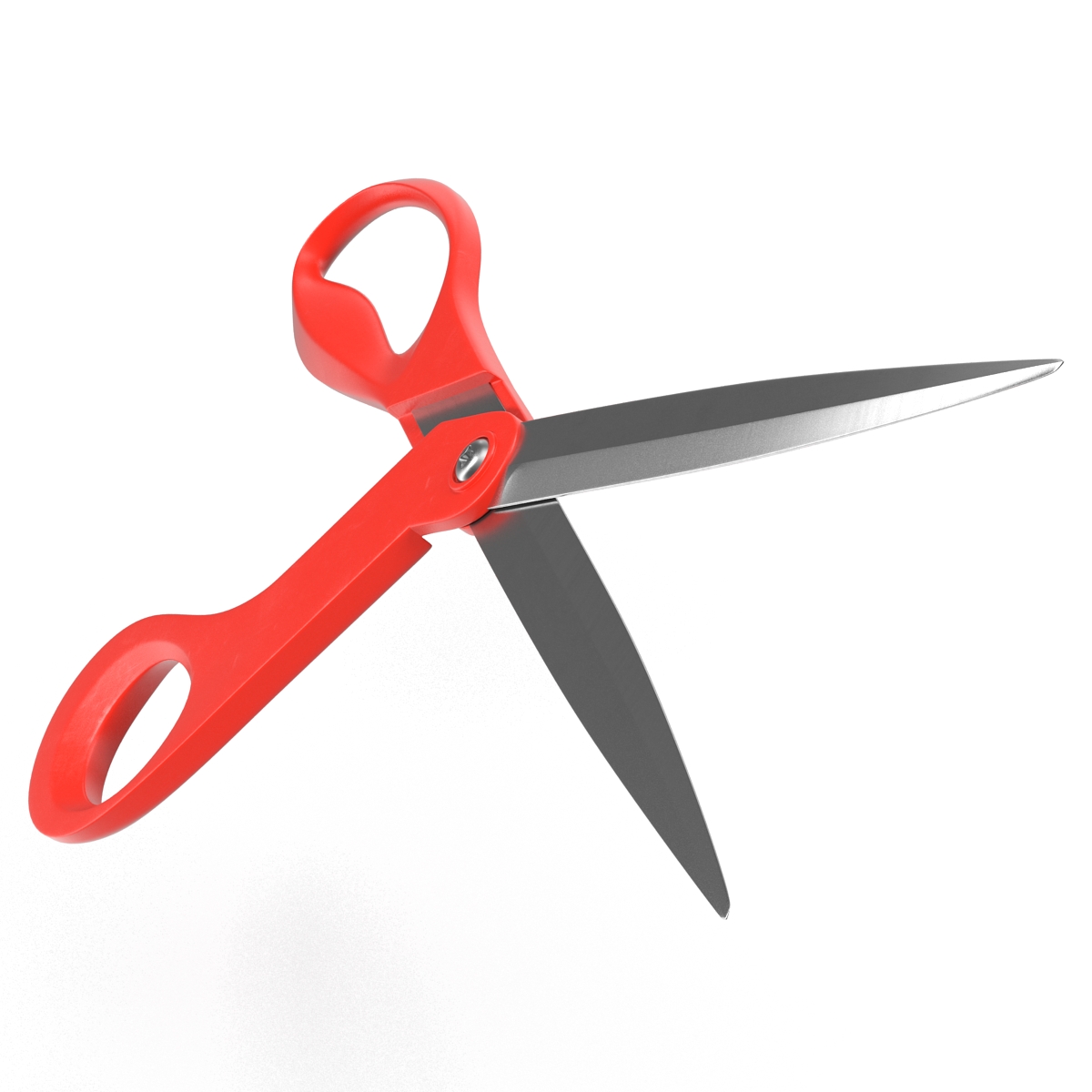 Scissors Red 3D