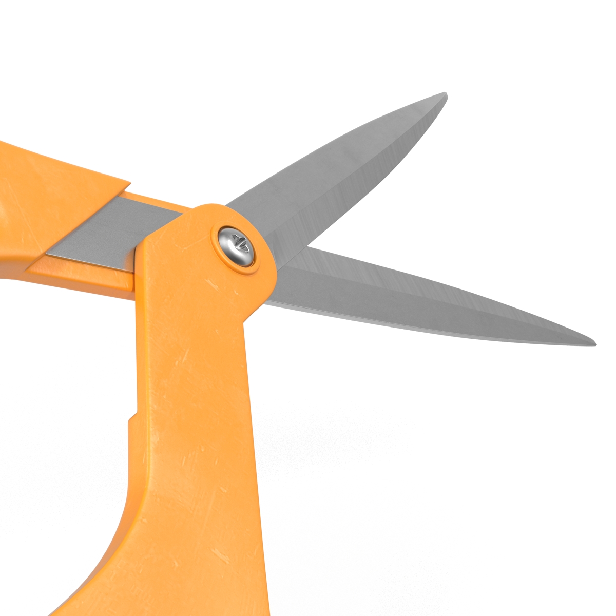 3D model Scissors Orange