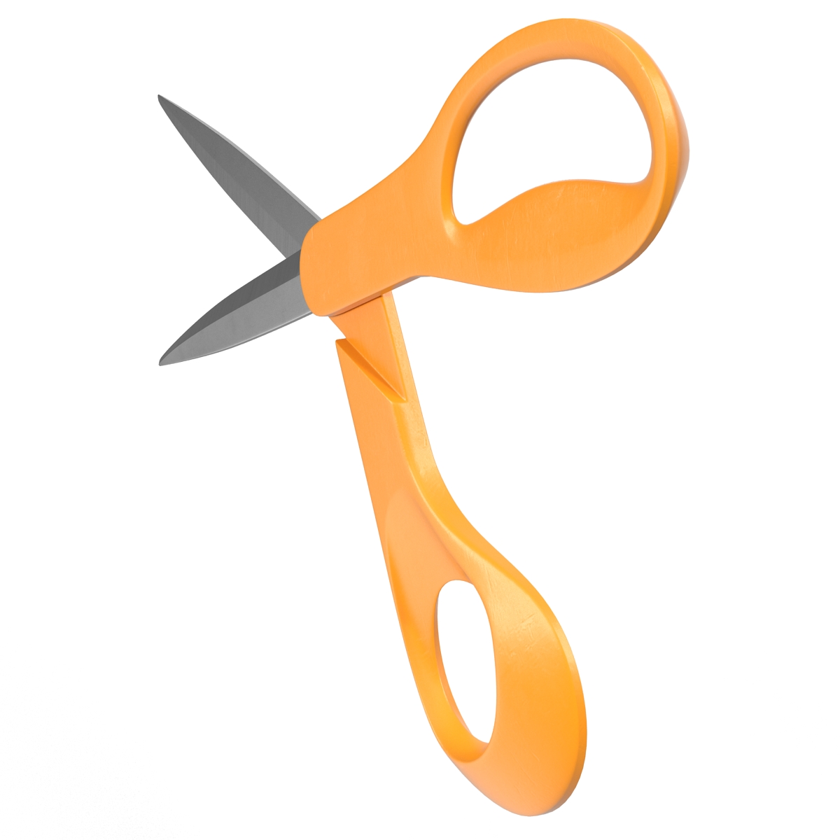 3D model Scissors Orange