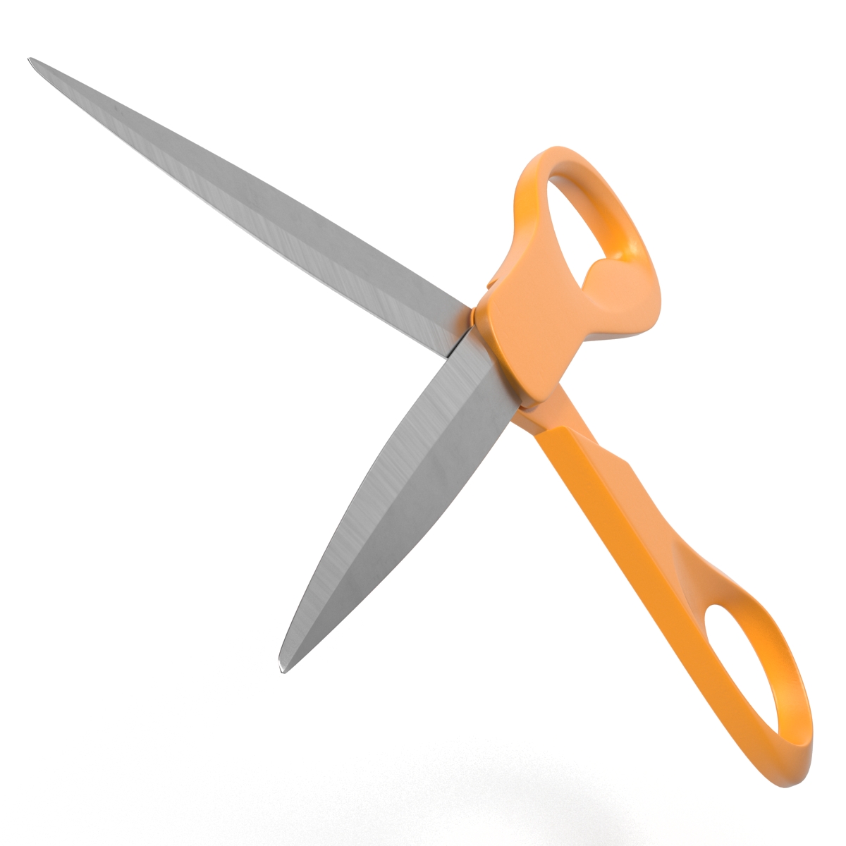 3D model Scissors Orange