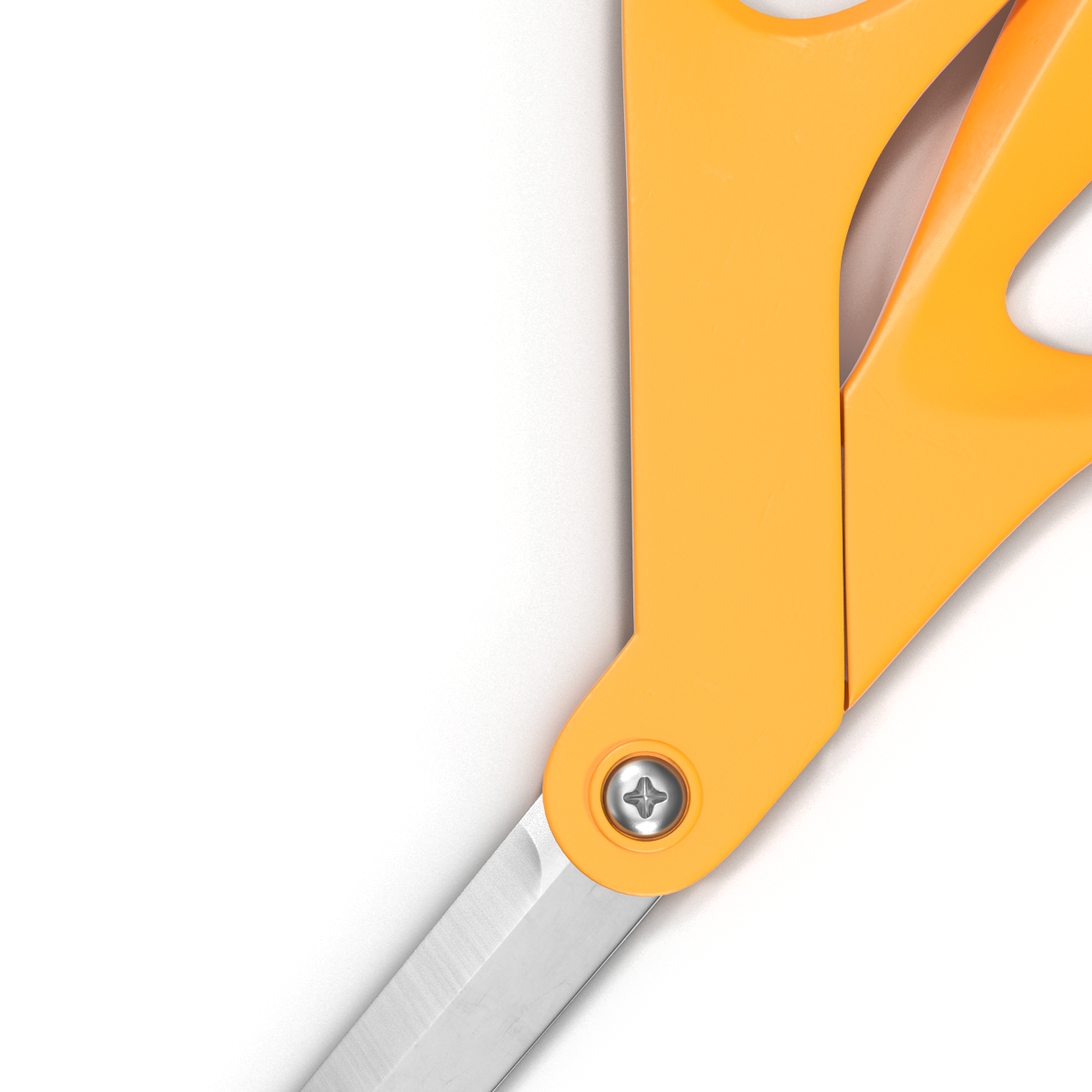 3D model Scissors Orange