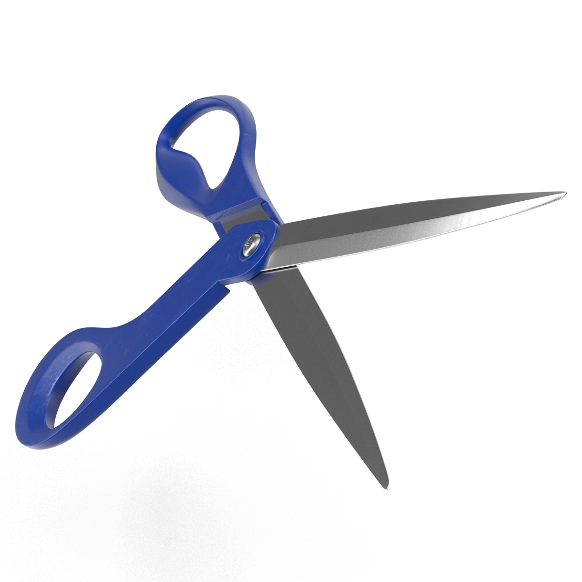 3D Scissors Blue model