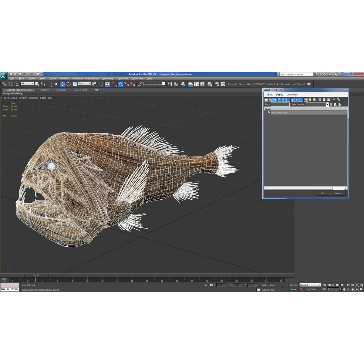 3D Fangtooth Fish 2