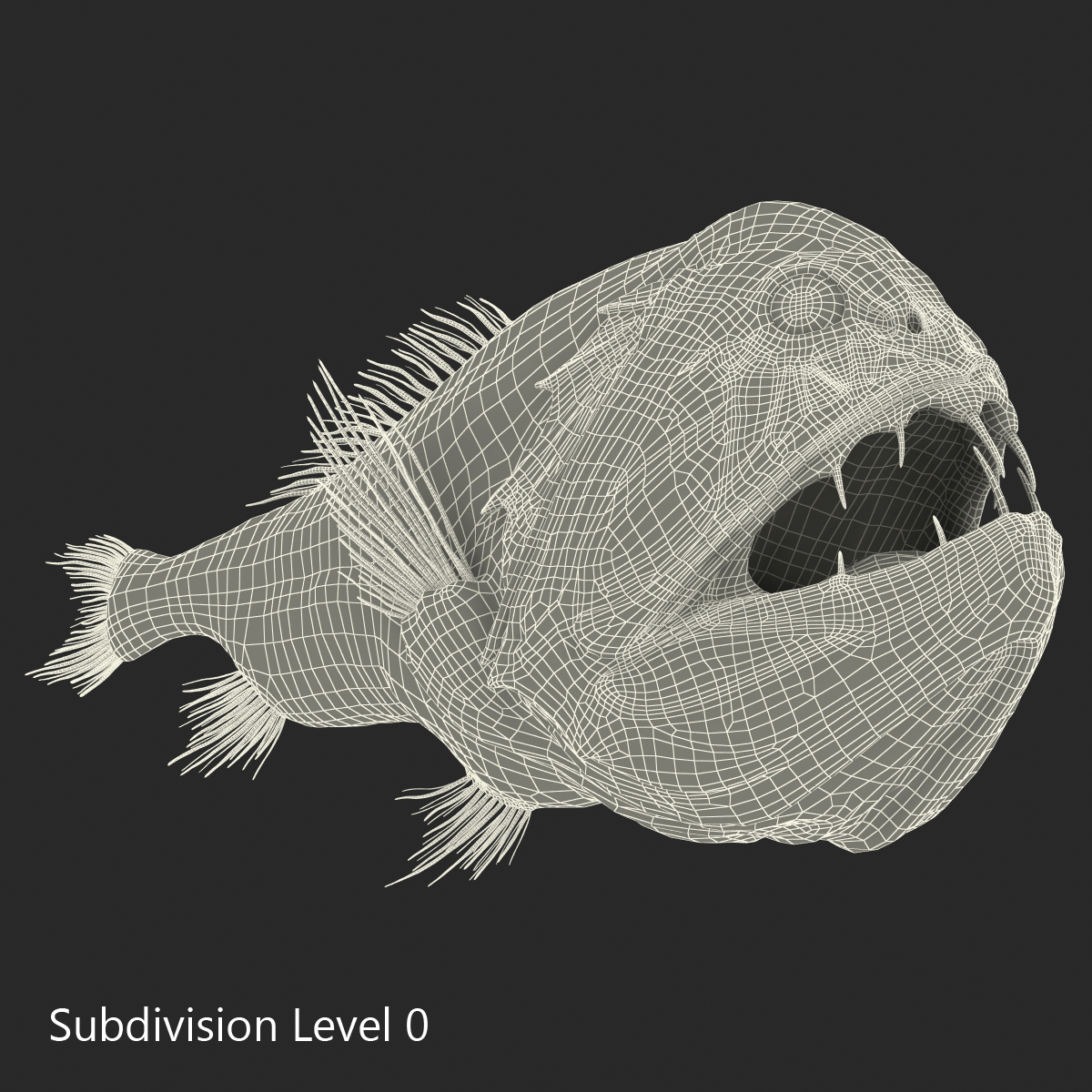 3D Fangtooth Fish 2