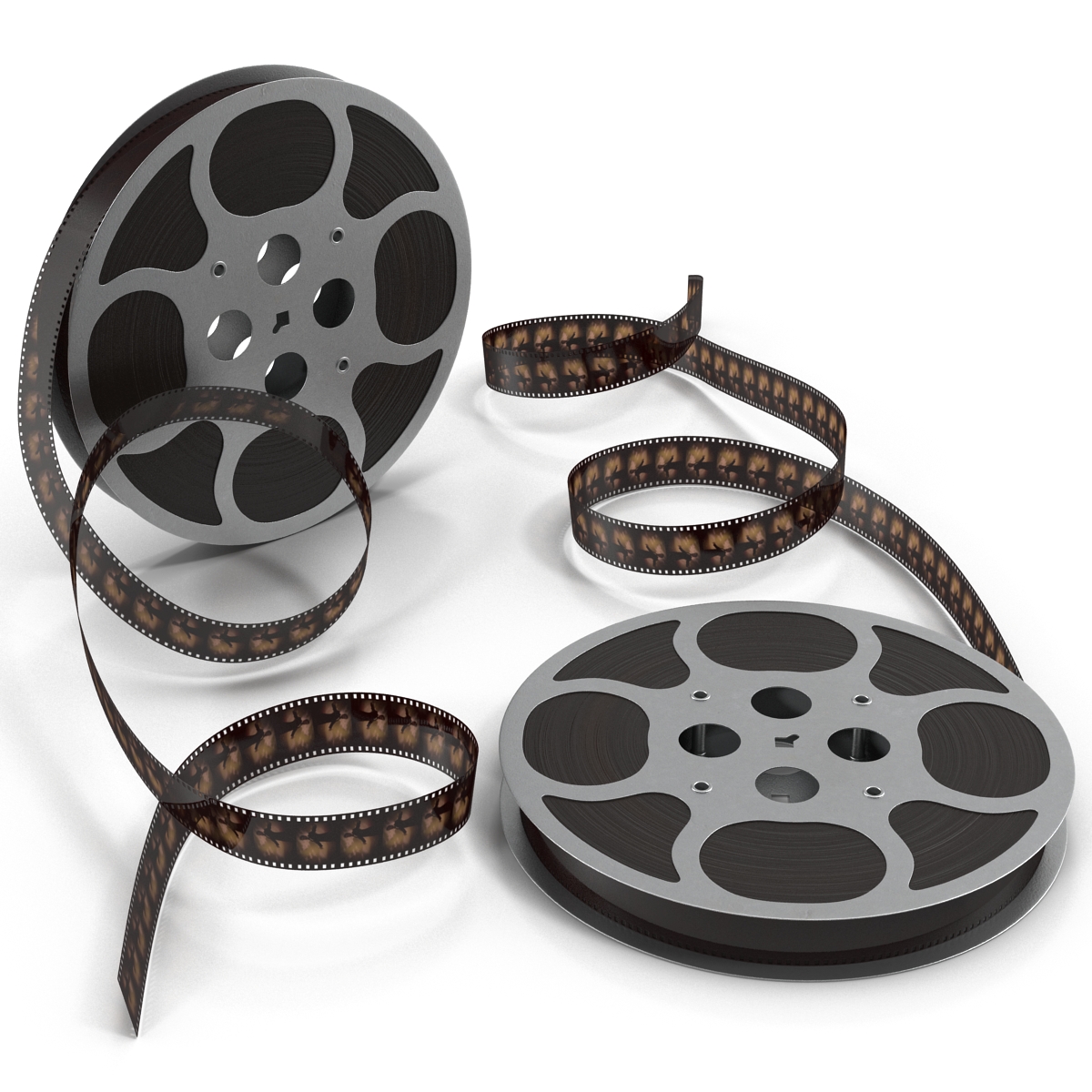 3D Video Film Reel Set 3