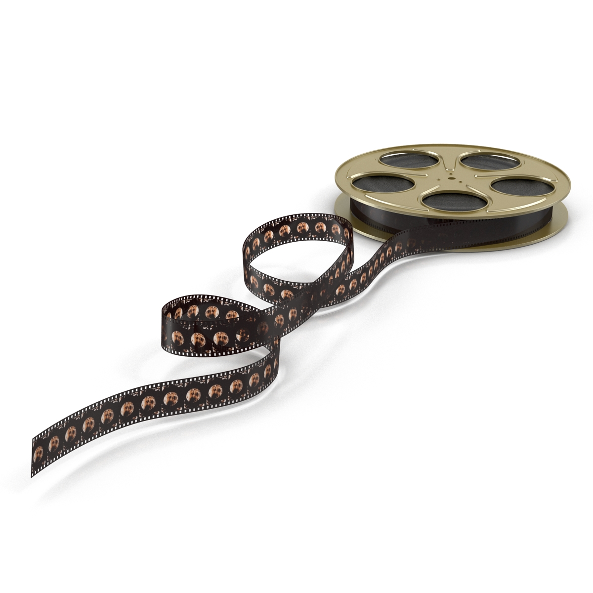 Video Film Reel 6 3D