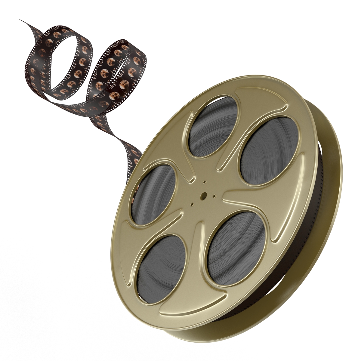 Video Film Reel 6 3D