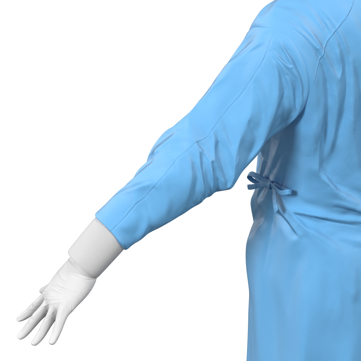 3D Male Surgeon Mediterranean Rigged model