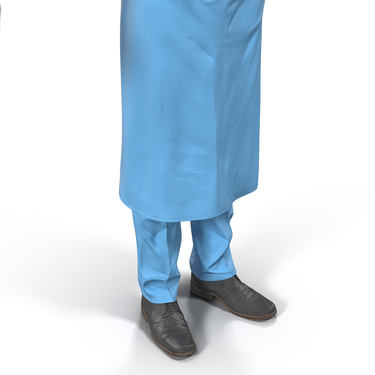 3D Male Surgeon Mediterranean Rigged model