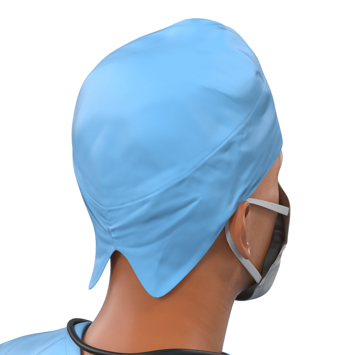 3D Male Surgeon Mediterranean