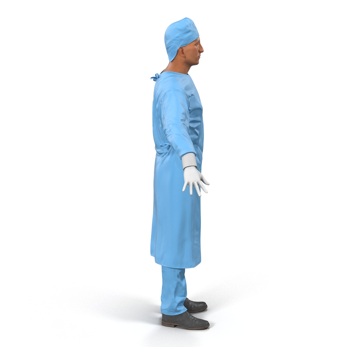 3D Male Surgeon Mediterranean 2 model