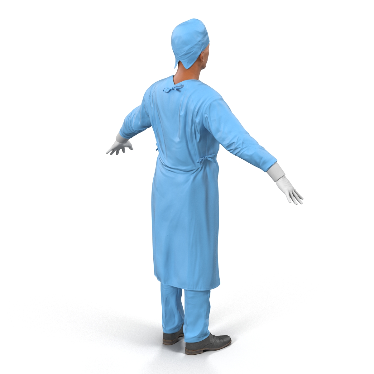 3D Male Surgeon Mediterranean 2 model