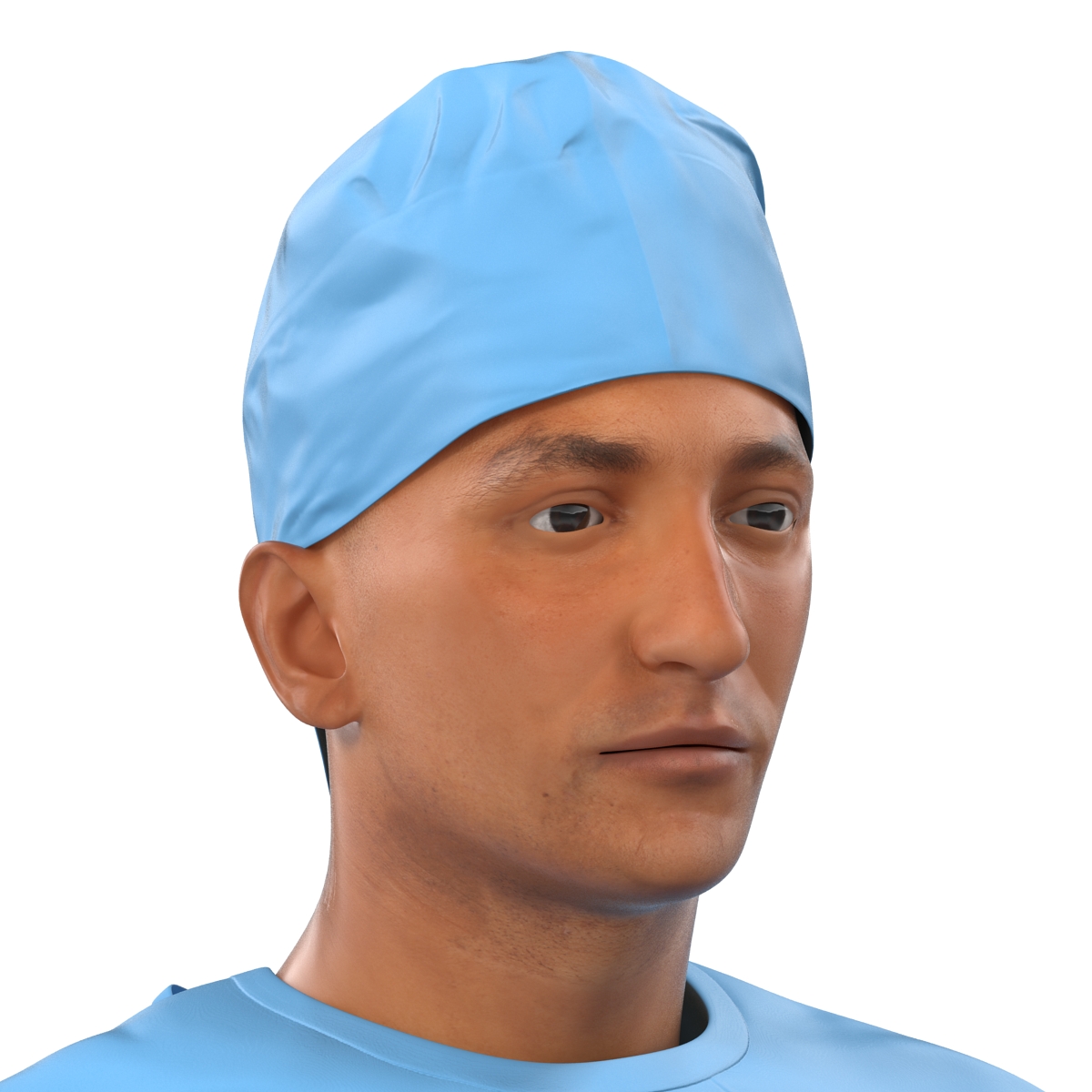 3D Male Surgeon Mediterranean 2 model