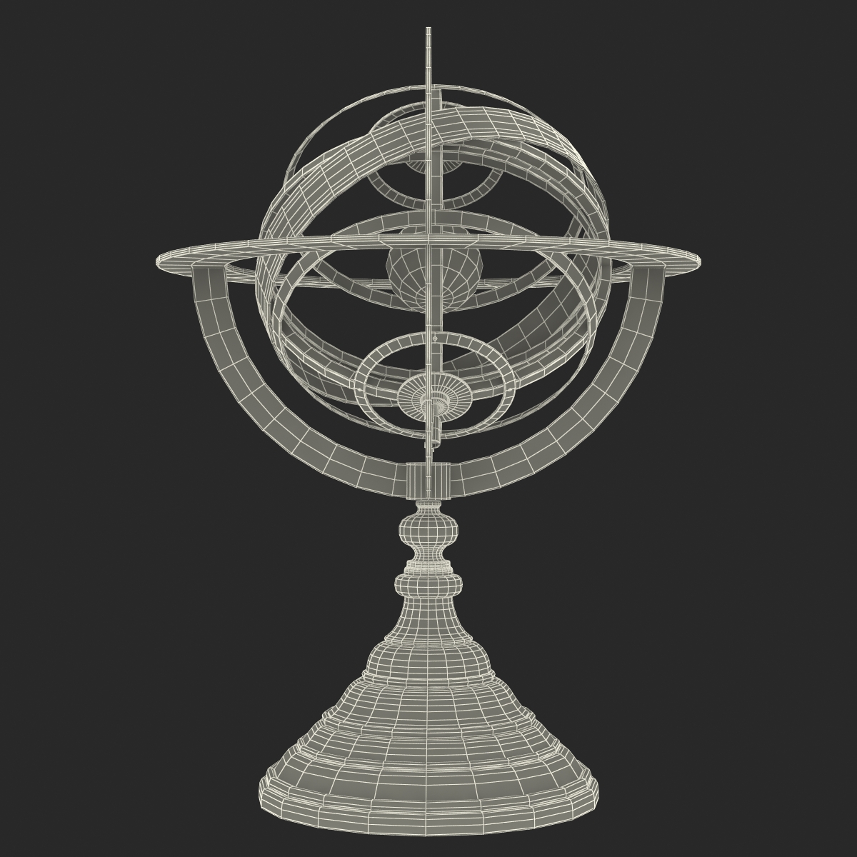 3D model Antique Globe 4