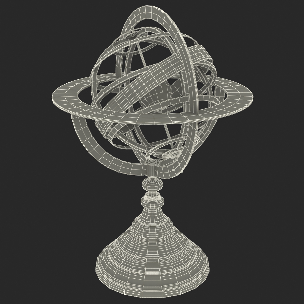 3D model Antique Globe 4