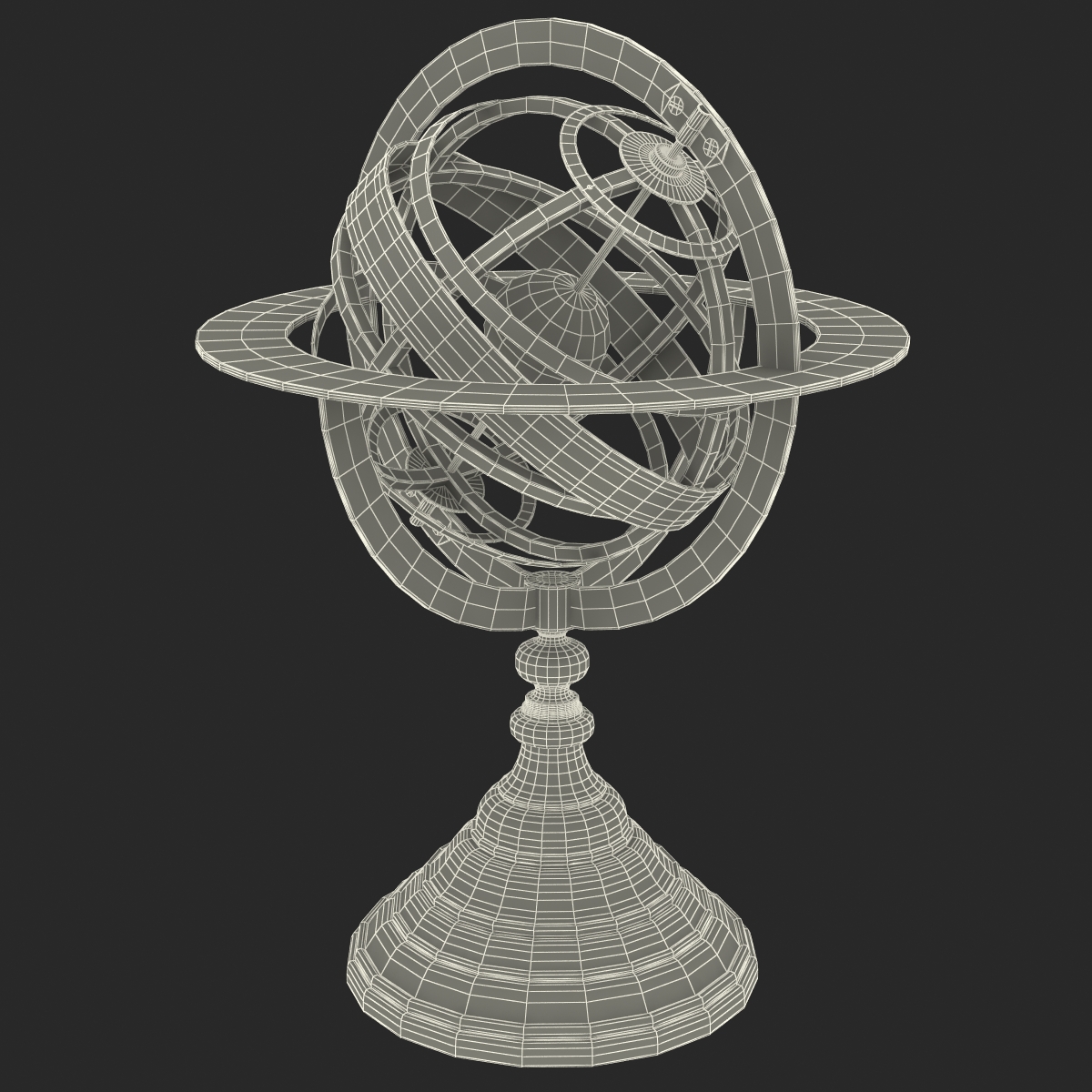 3D model Antique Globe 4