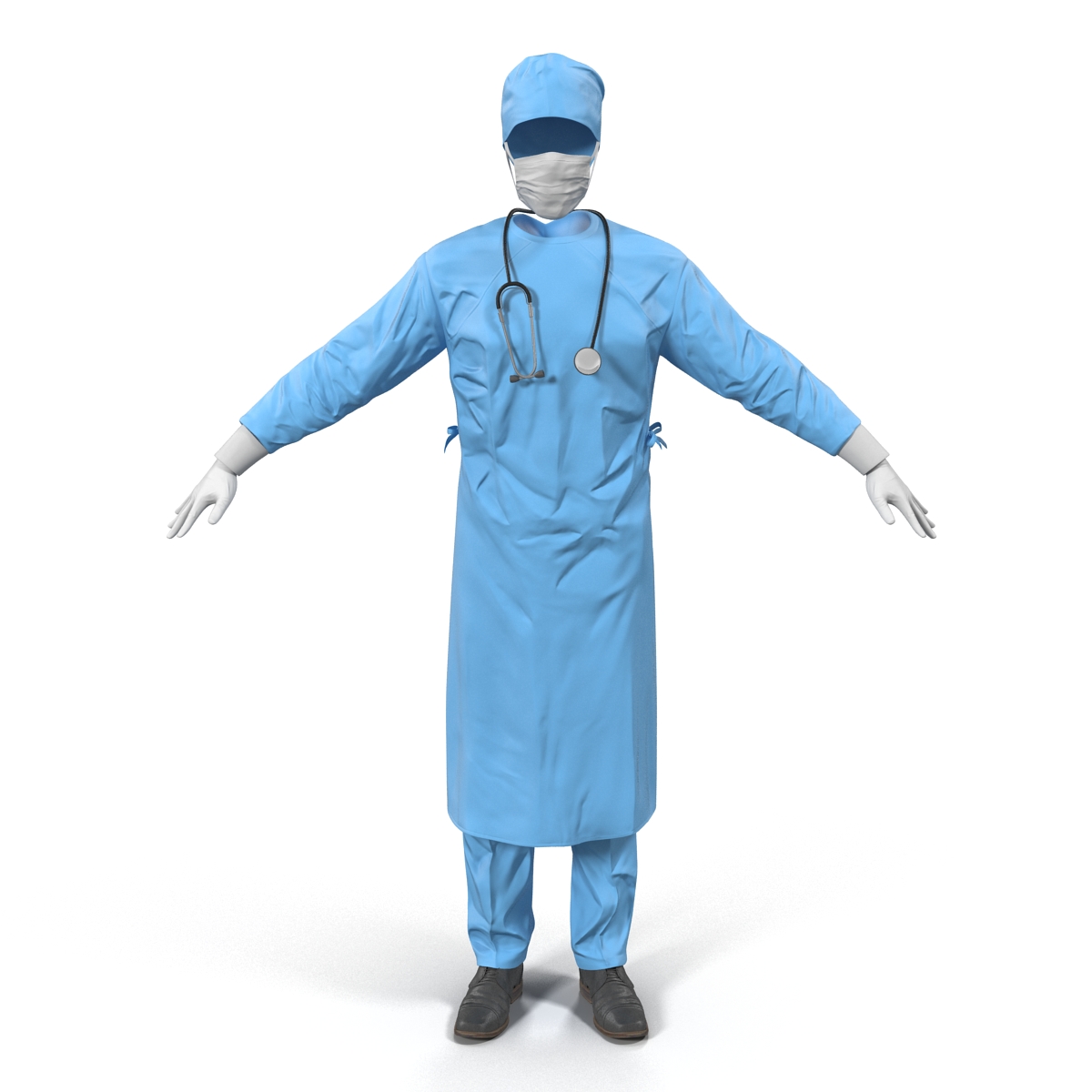 3D model Surgeon Dress 9