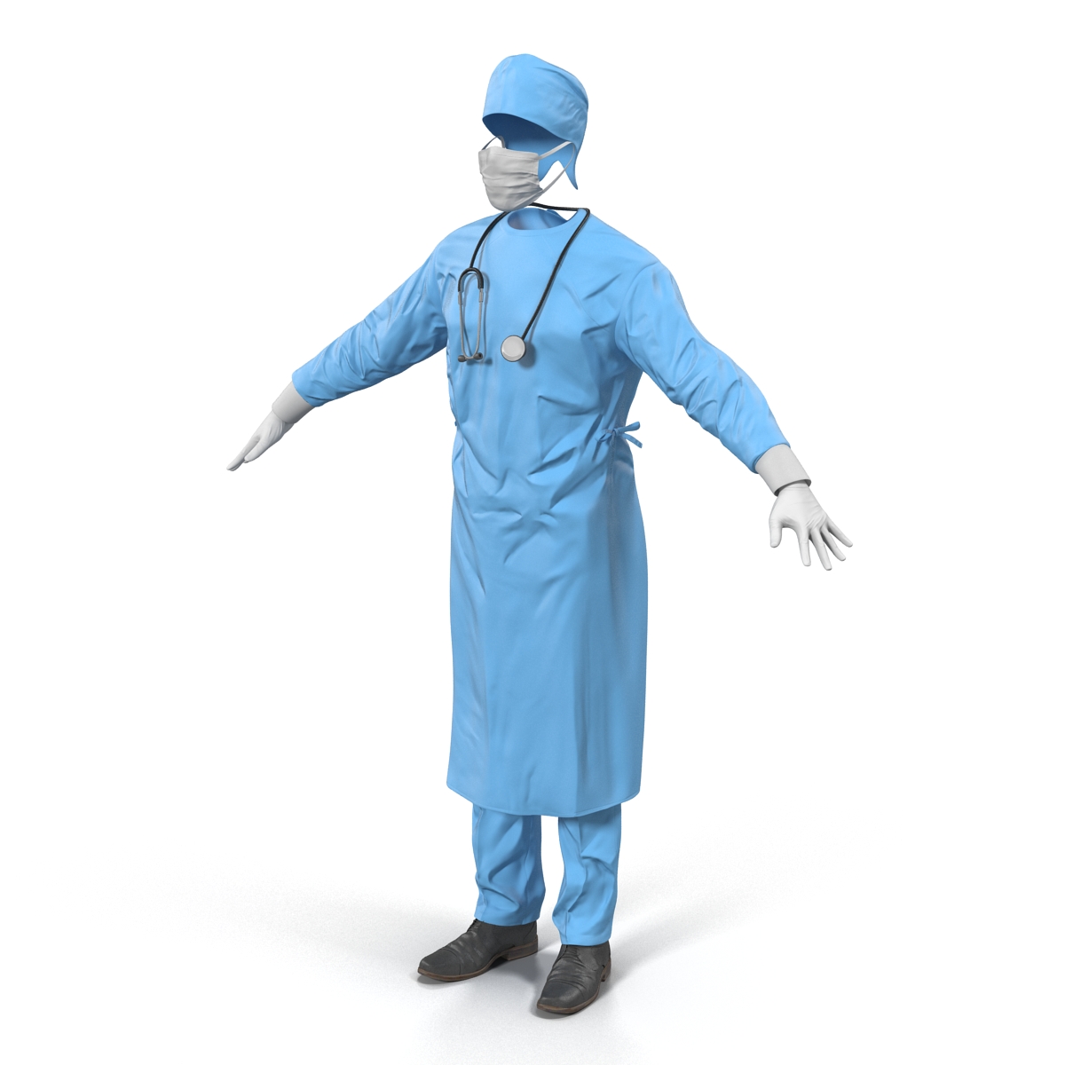 3D model Surgeon Dress 9