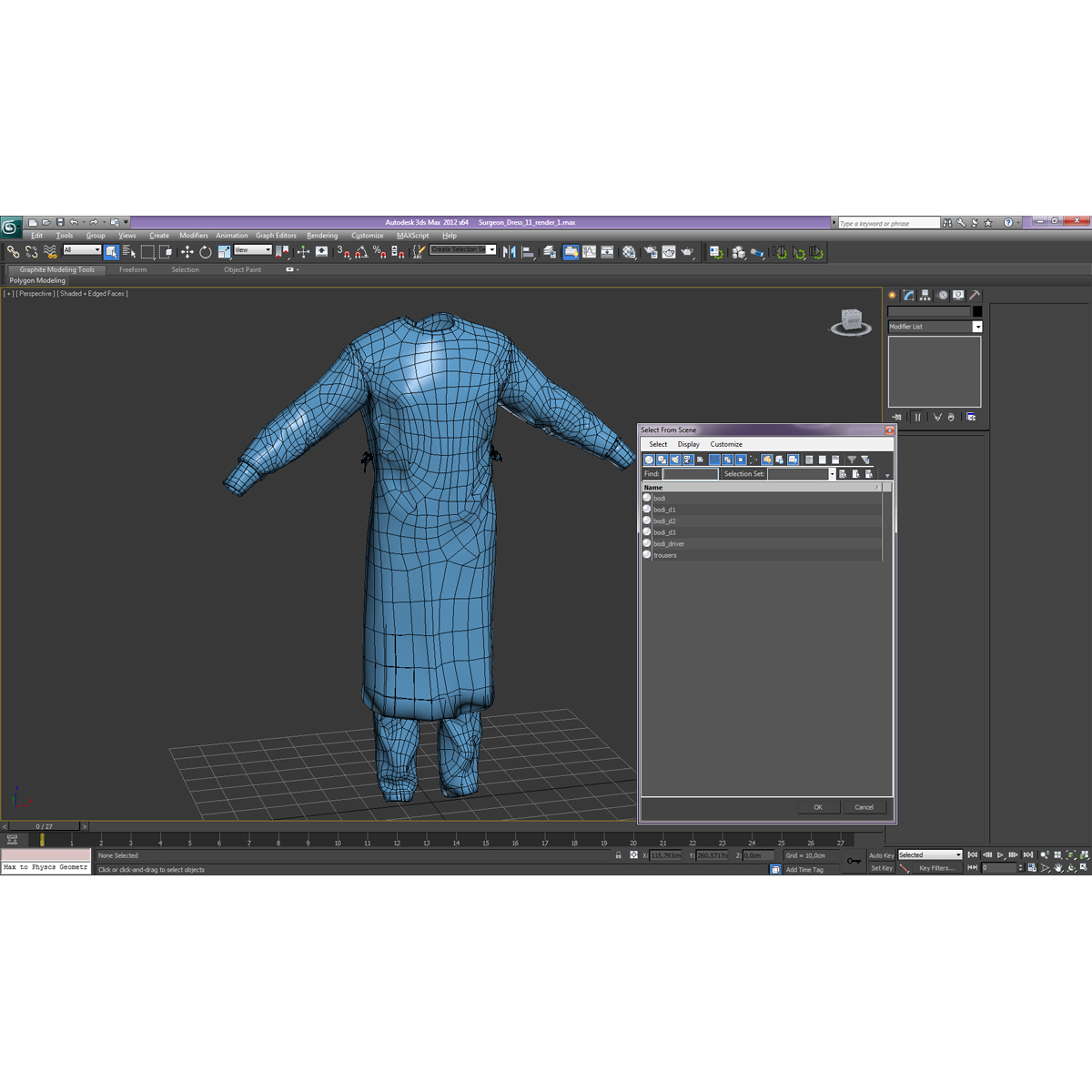 3D Surgeon Dress 11