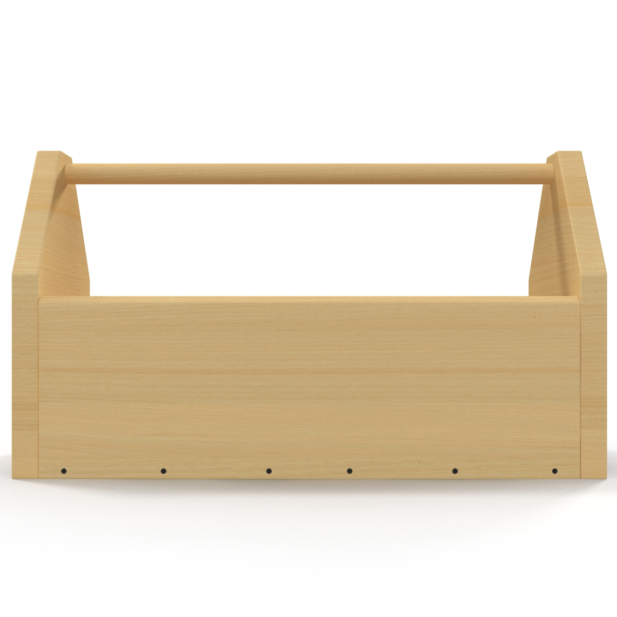 3D model Wooden Tool Box