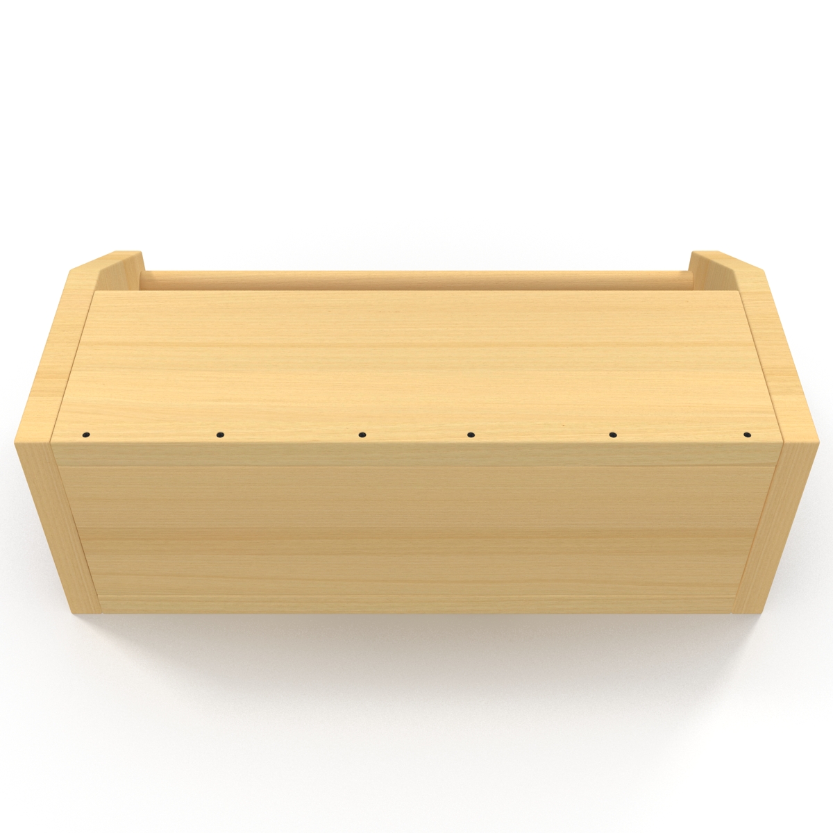 3D model Wooden Tool Box