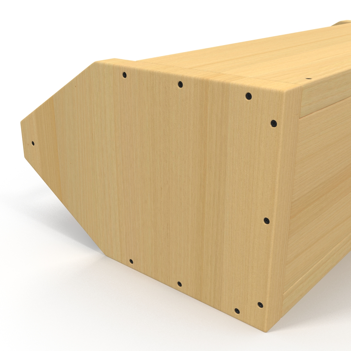 3D model Wooden Tool Box