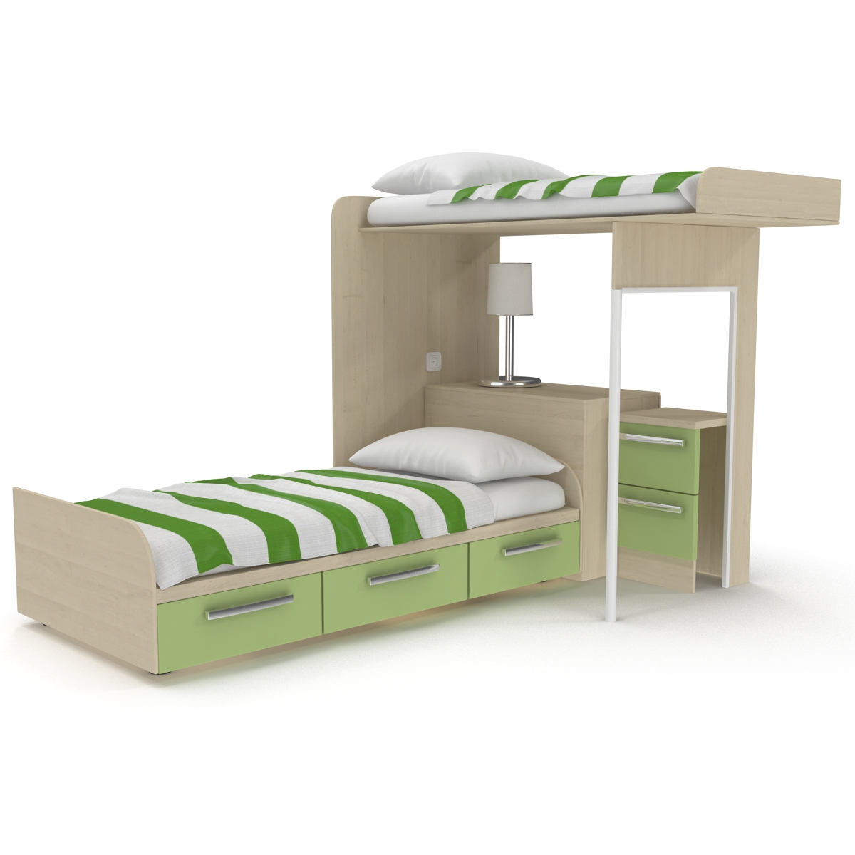 3D model Kids Bed 2