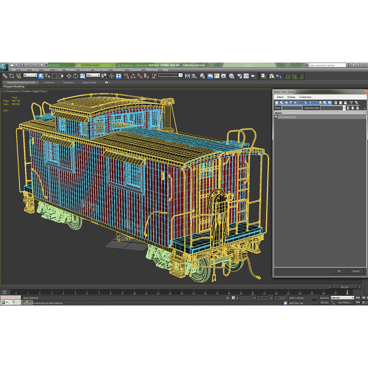 Caboose 3D model