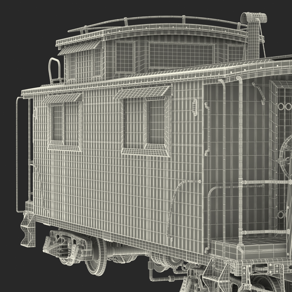 Caboose 3D model