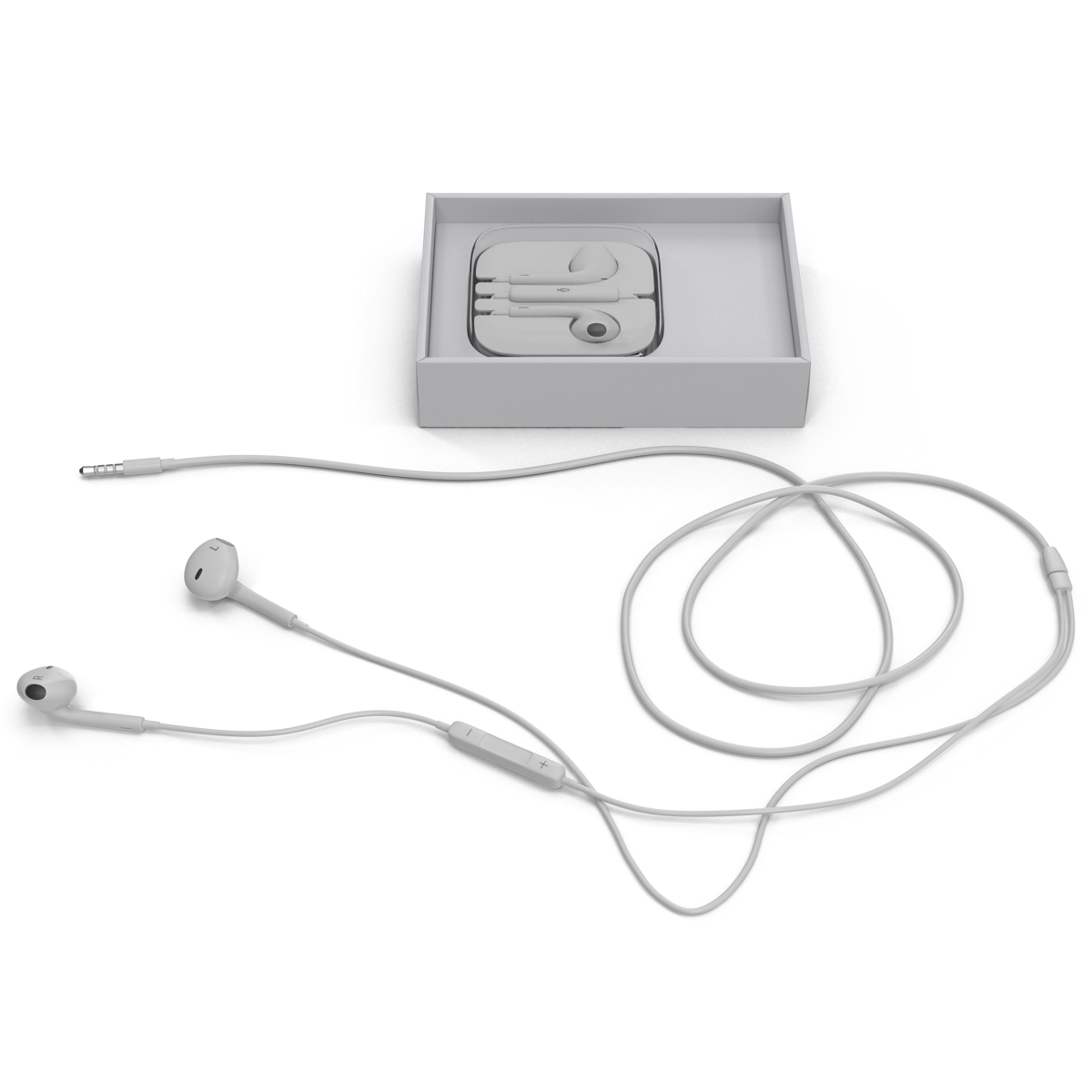 Apple EarPods with Remote and Mic Set 3D