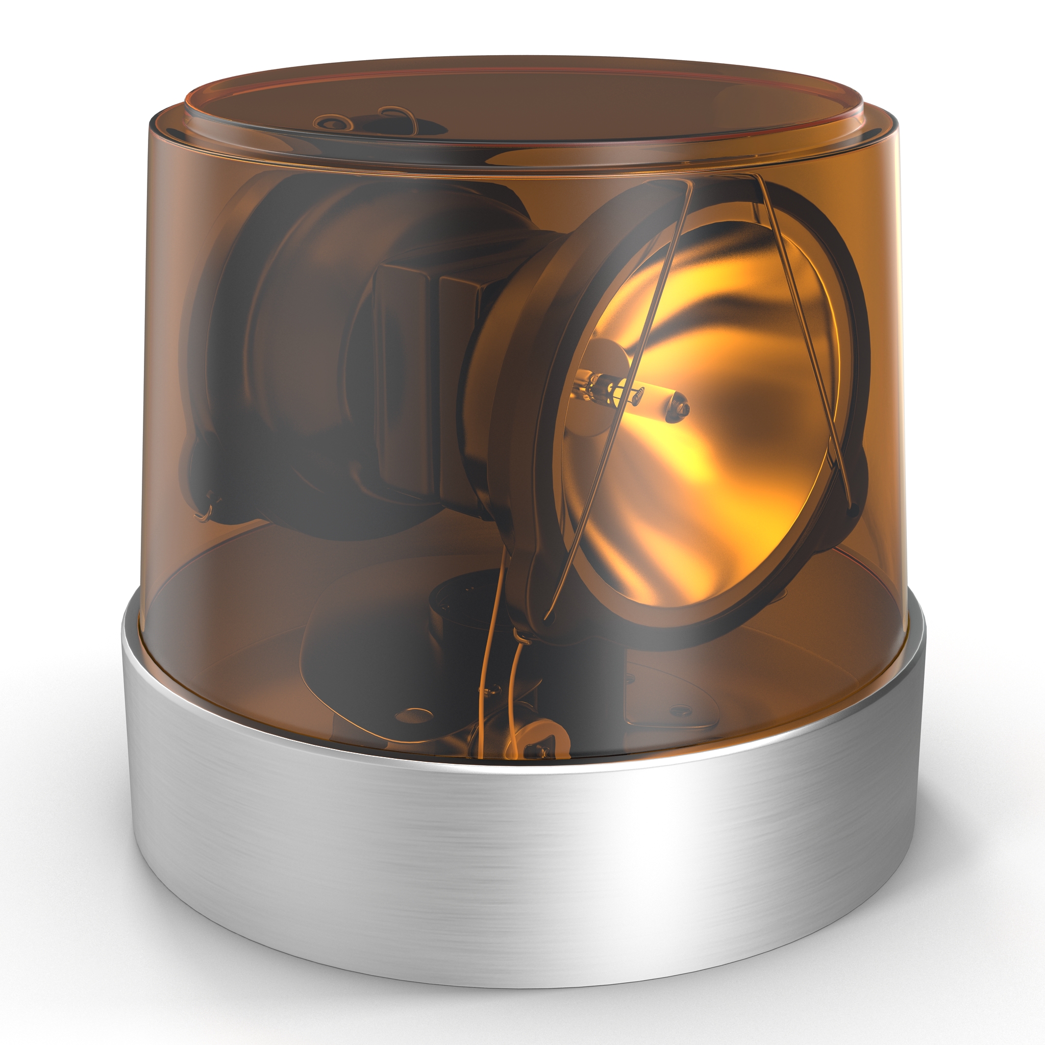 3D Warning Light model