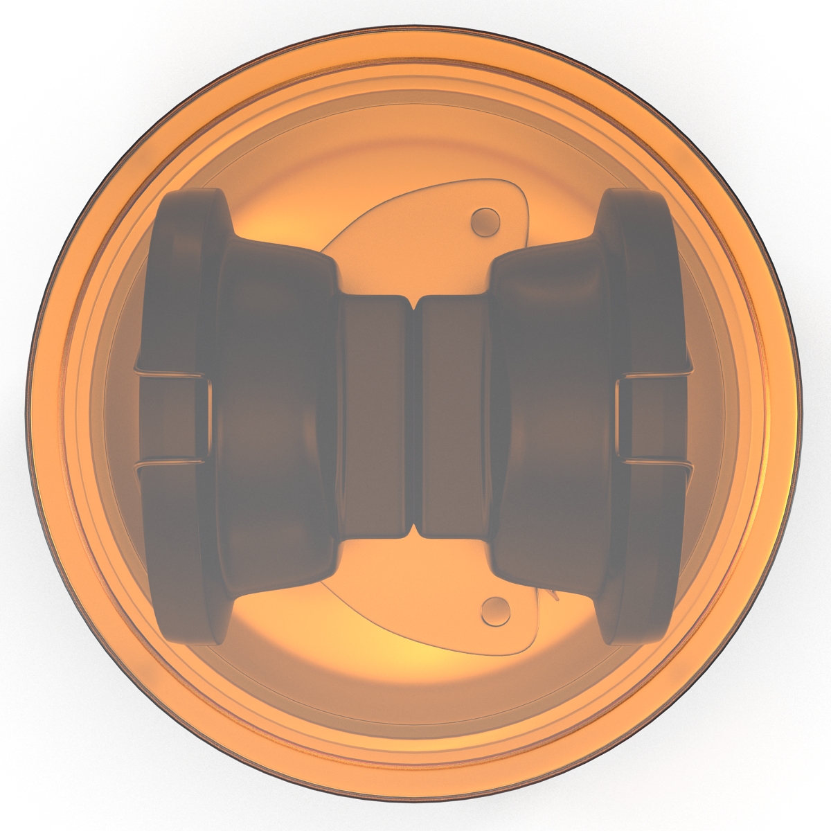 3D Warning Light model