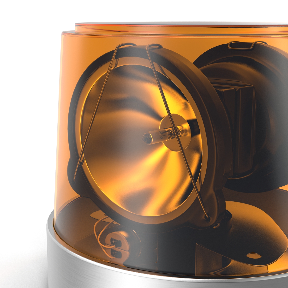 3D Warning Light model