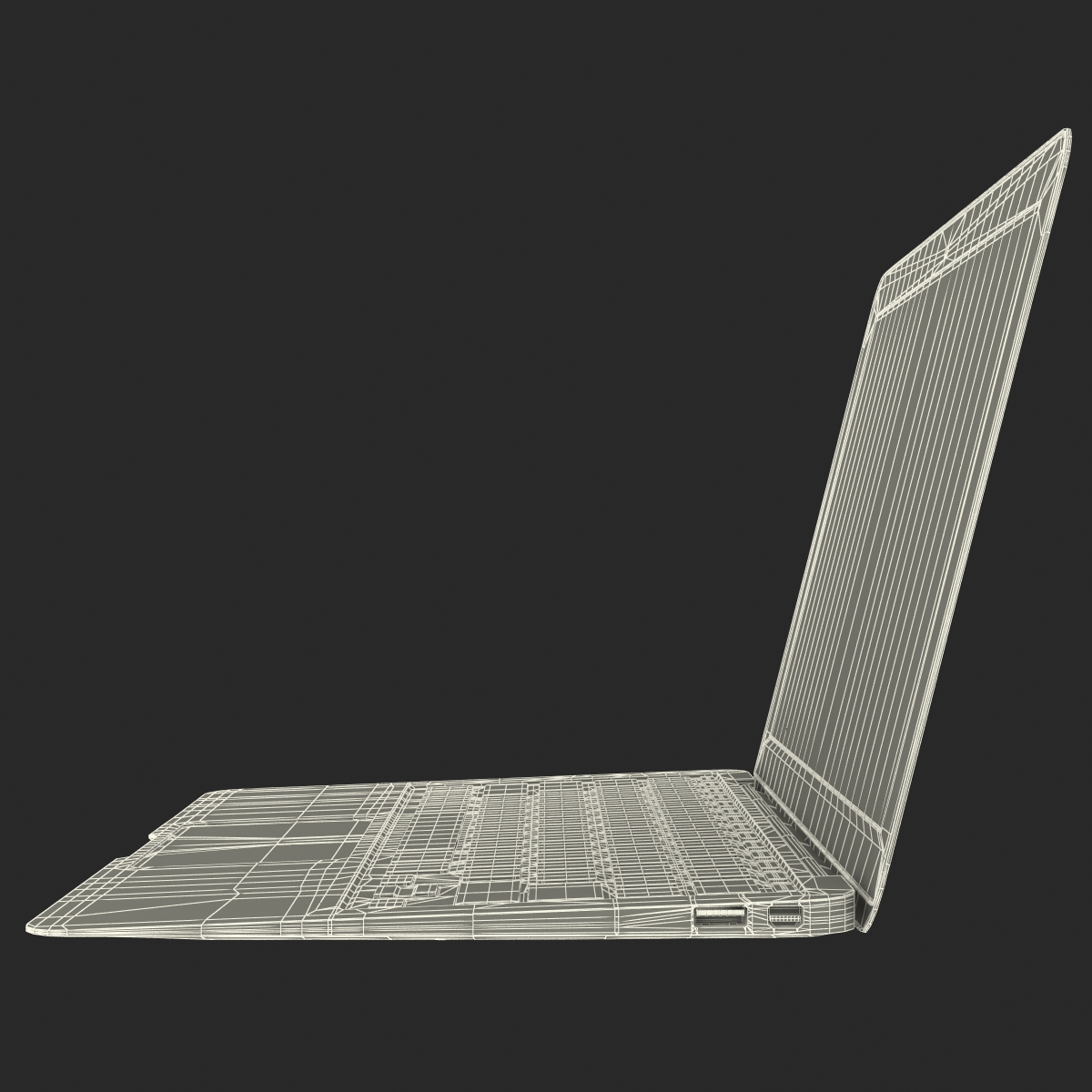 MacBook Air 11 inch 3D model