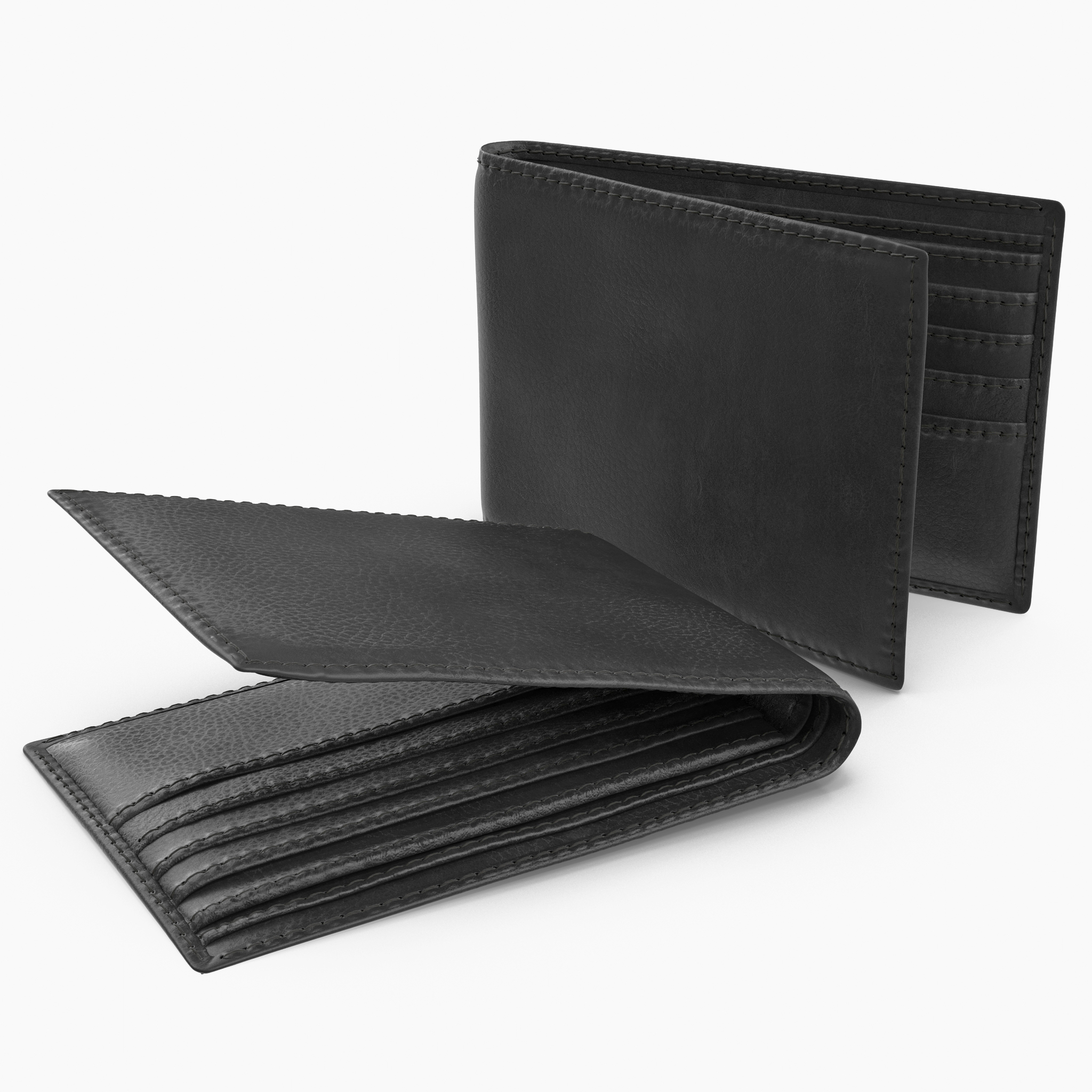 3D Leather Wallet 2