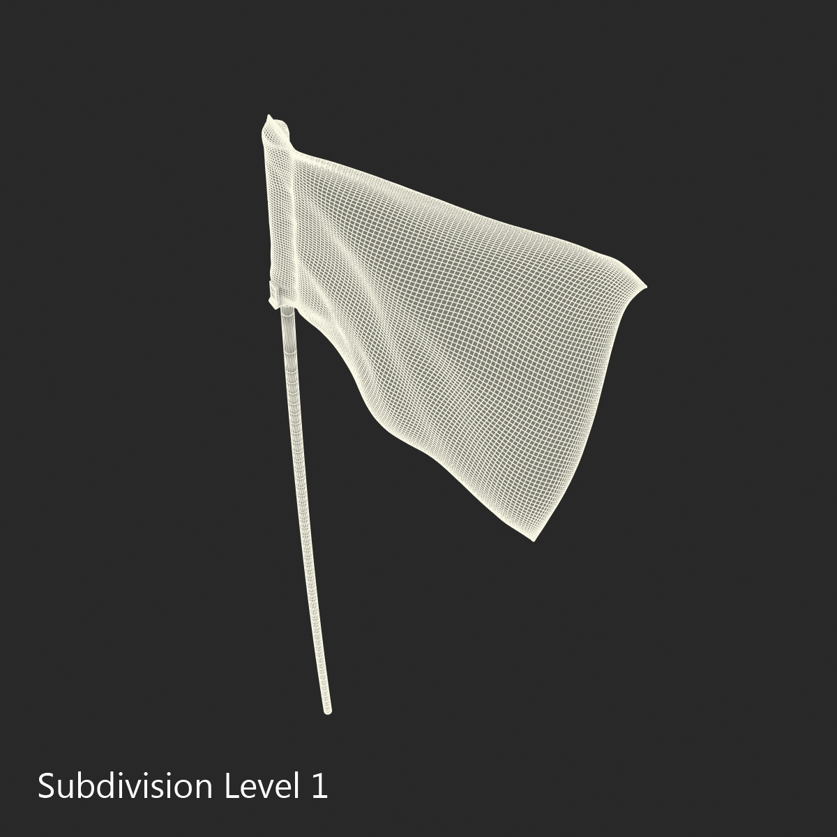 3D Golf Flag 3