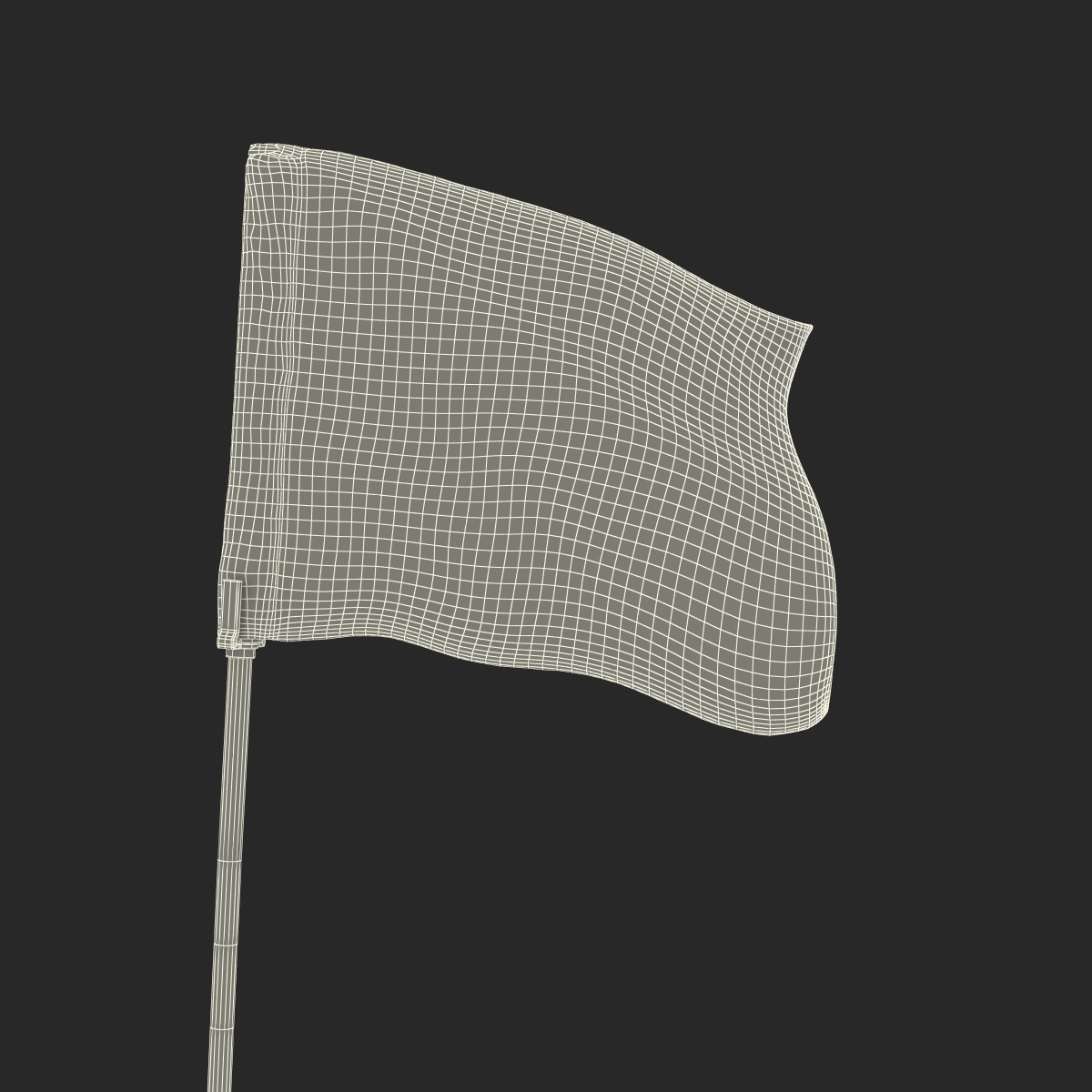 3D Golf Flag 3