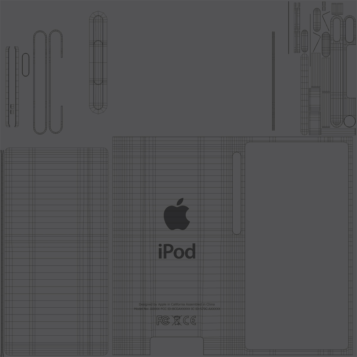 3D model iPod Nano Black