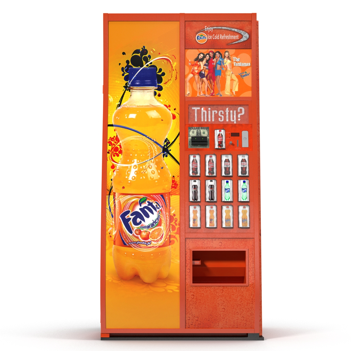 3D Fanta Vending Machine