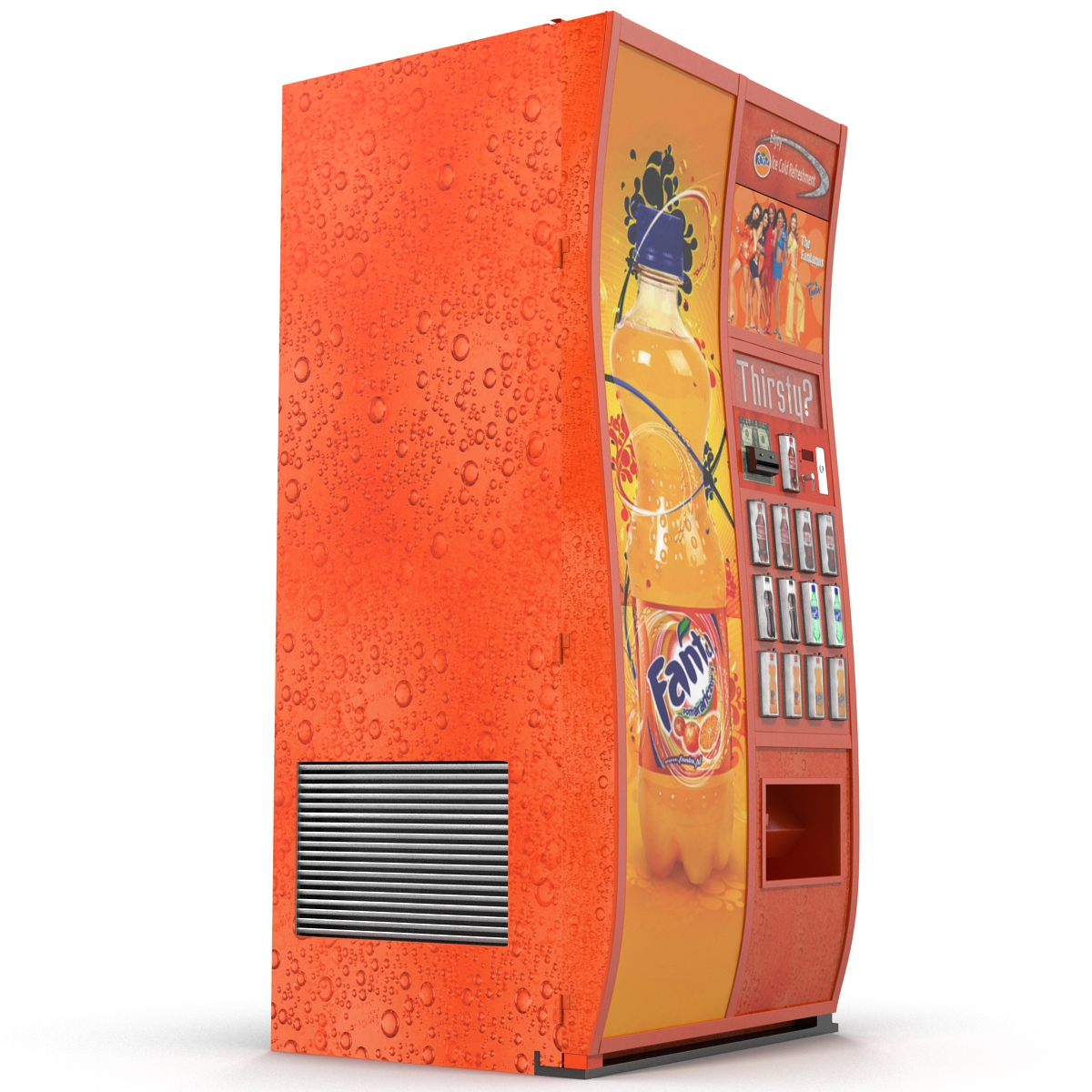 3D Fanta Vending Machine