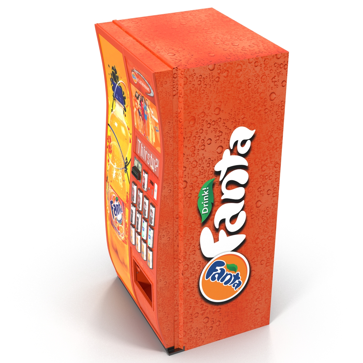 3D Fanta Vending Machine