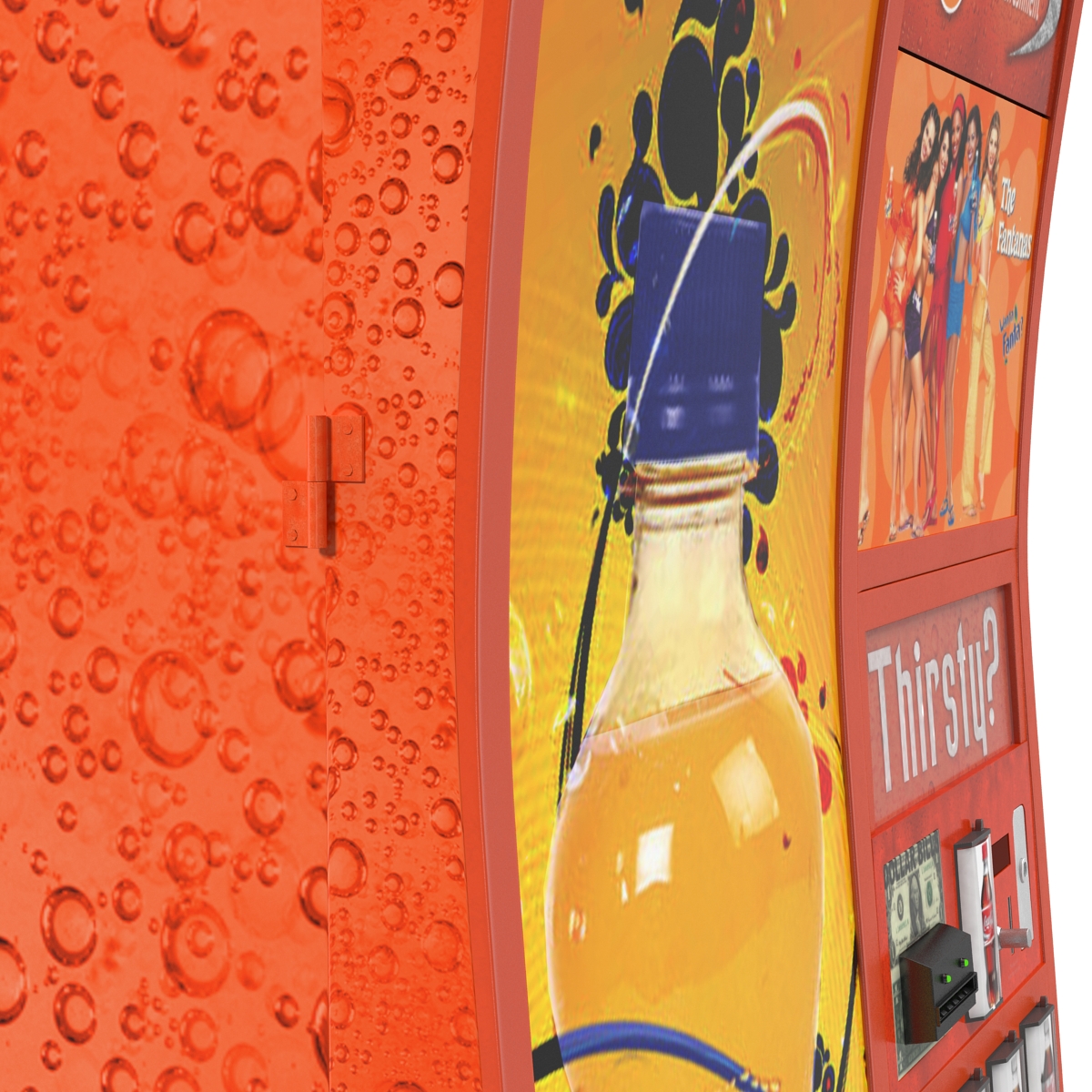 3D Fanta Vending Machine