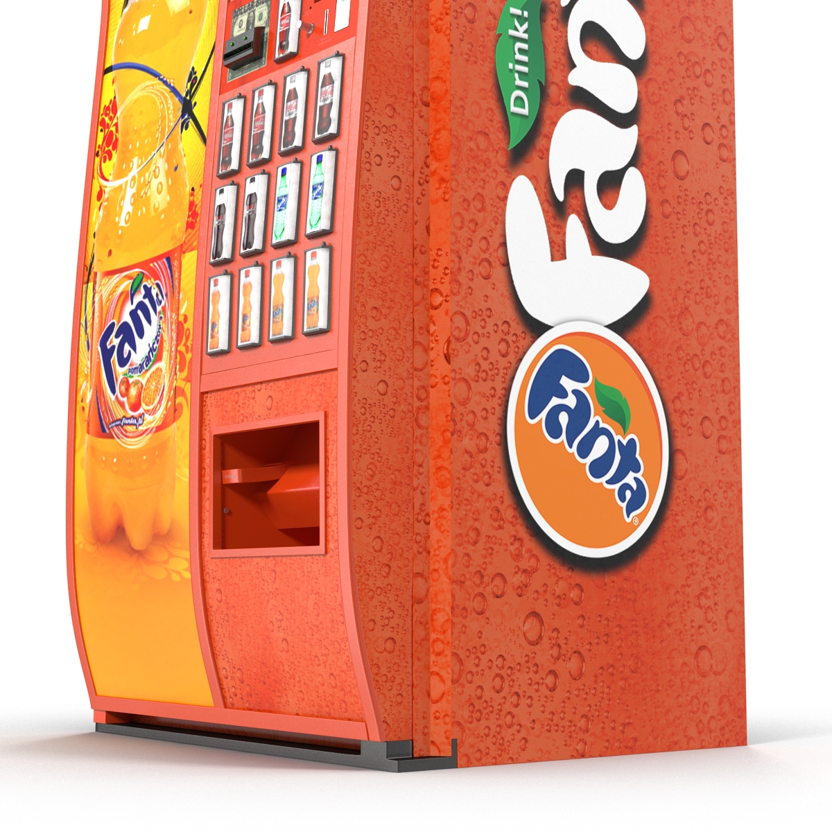 3D Fanta Vending Machine