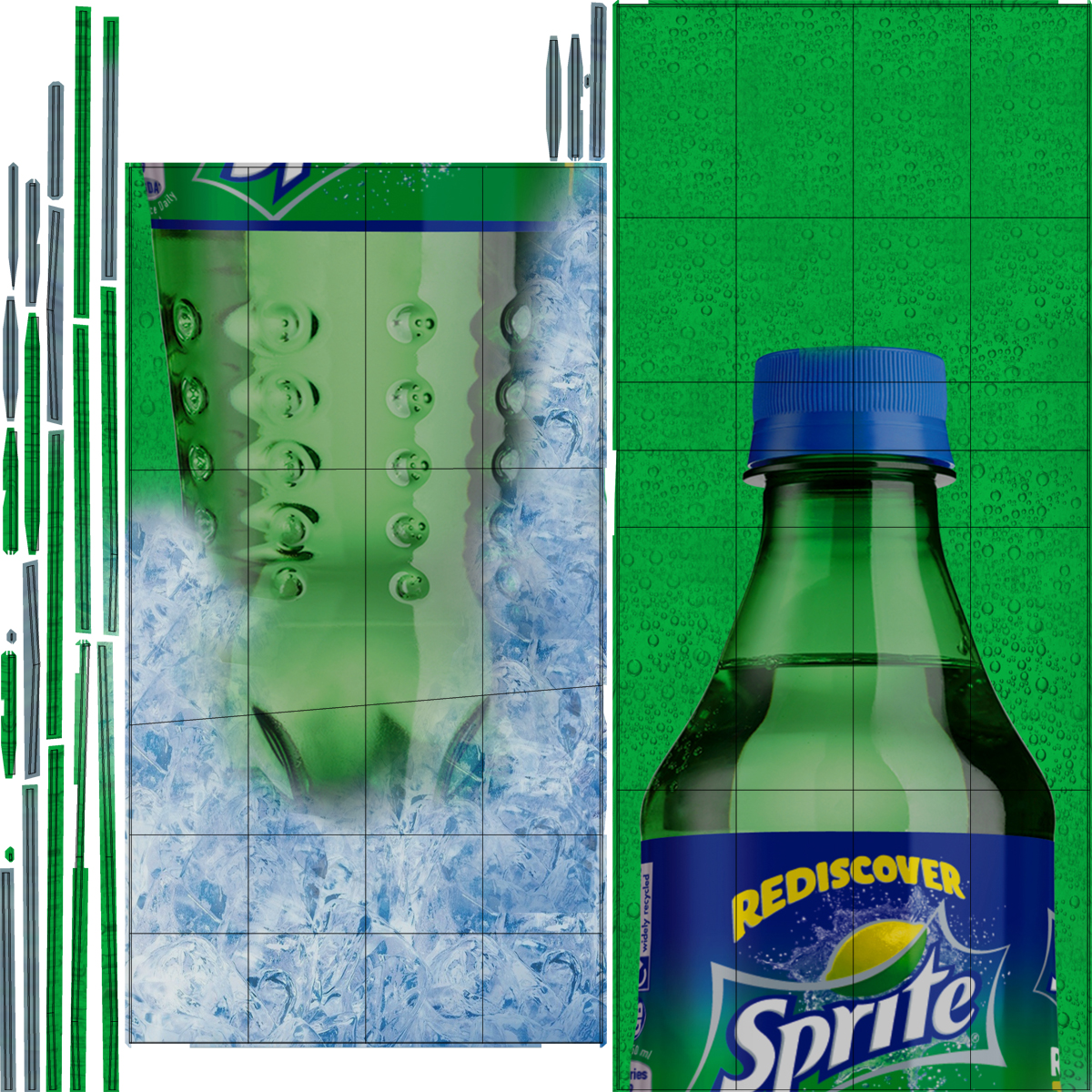 Sprite Vending Machine 3D