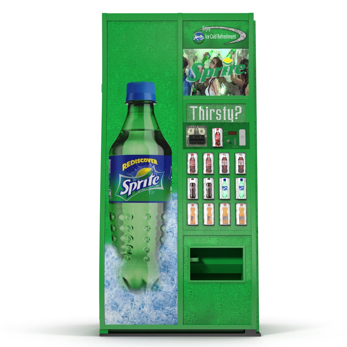 Sprite Vending Machine 3D