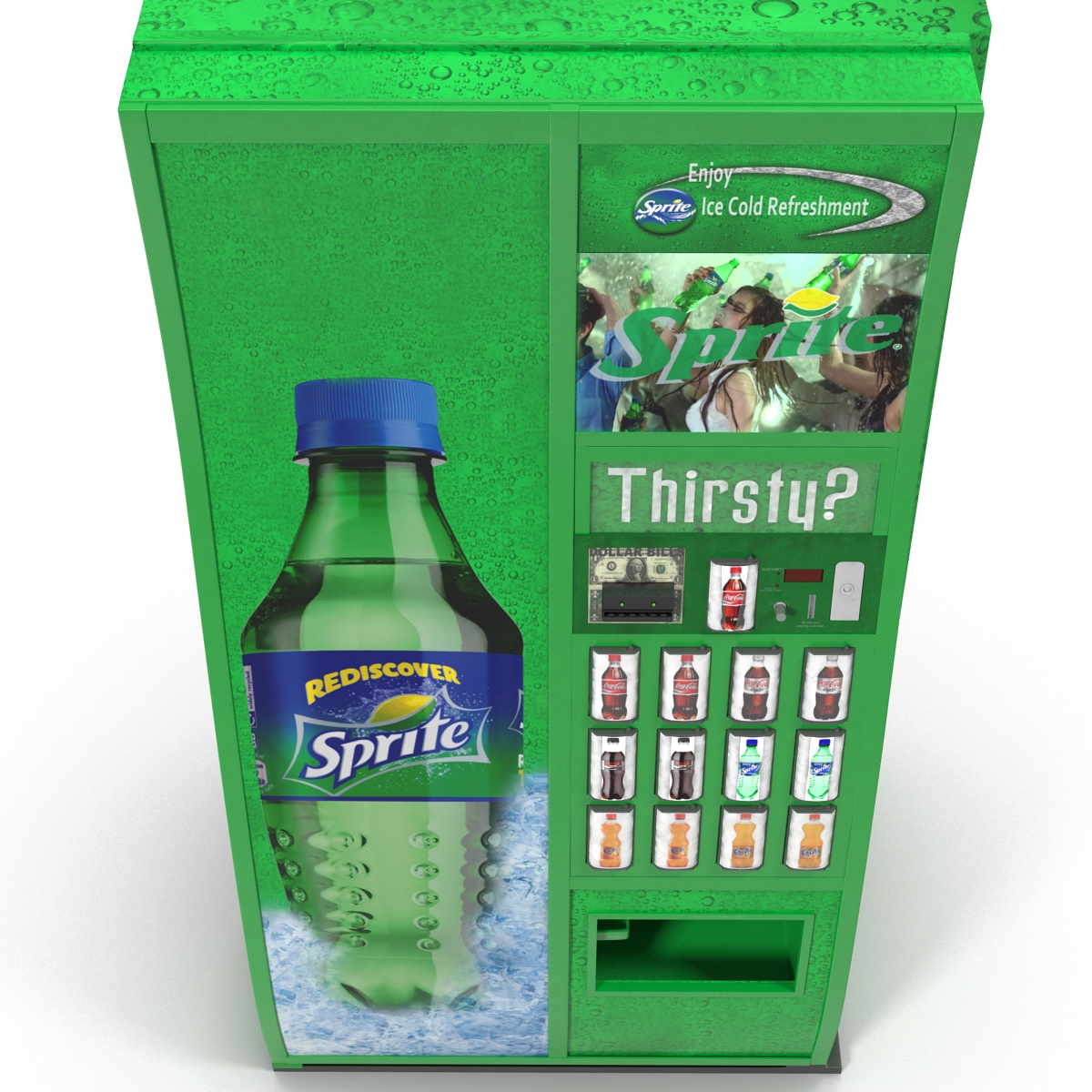 Sprite Vending Machine 3D